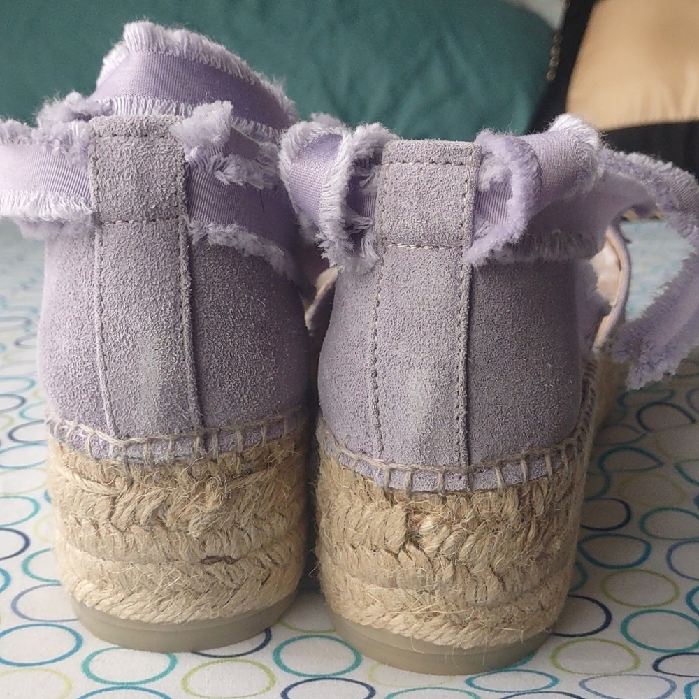 FREE PEOPLE Destino Suede Lace-up Espadrilles - Picture 10 of 12